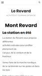Mobile Screenshot of le-revard.fr